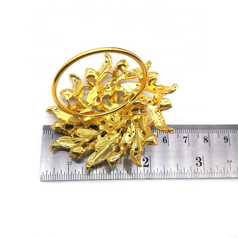 gold metal wholesale wedding napkin rings
