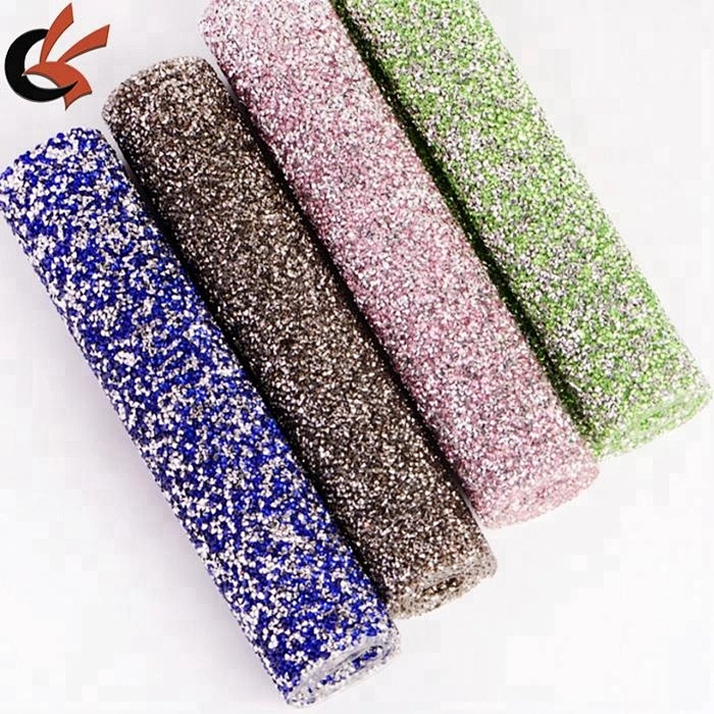 2018 hot fix rhinestone mesh for shoe accessories