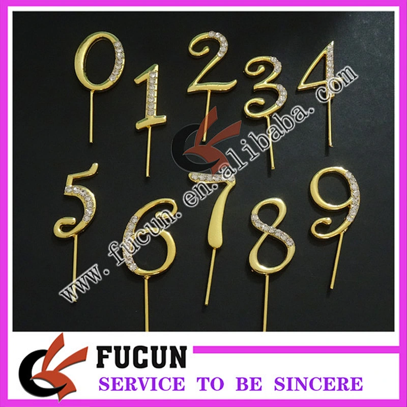 New style crystal rhinestone cake topper party decoration/cake decoration