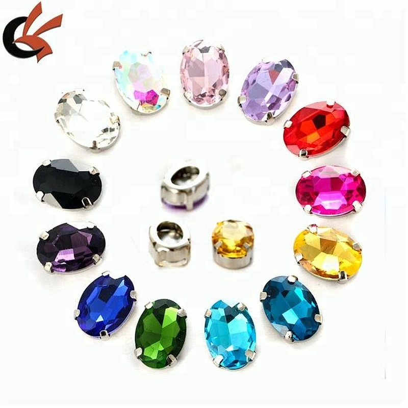 resin rhinestone with claw setting for garment decoration