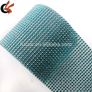 Diamond Mesh Rhinestone Ribbon Crystal Wrap 4.5