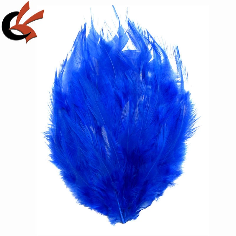 Mixed Color Hackle Feather Pad Beautiful for Bridal Headband Hat Party