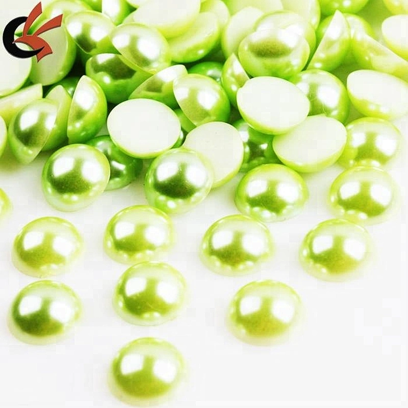 alibaba wholesale fashion half round plastic pearl bead