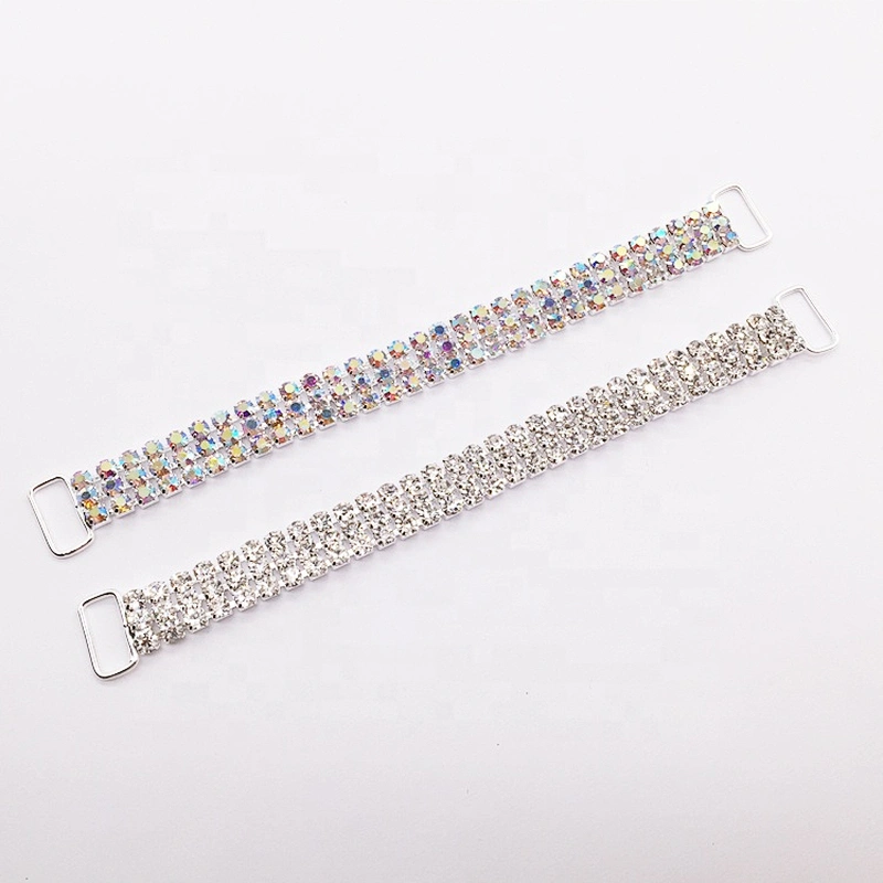 Wholesale ss16 Clear Crystal Bikini Dense Rhinestone Swimwear Connector for Sell