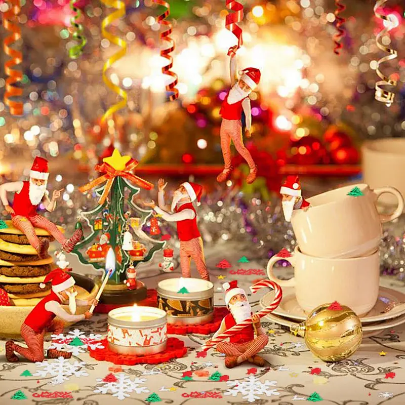 Beautiful New designs Christmas drawstring gift bags christmas candy bag for kid