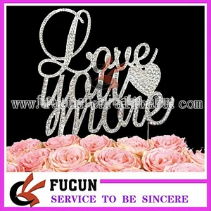 craft supplies fashion high quality cake crystal decoration wedding