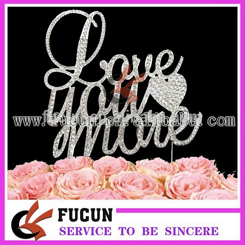 craft supplies fashion high quality cake crystal decoration wedding