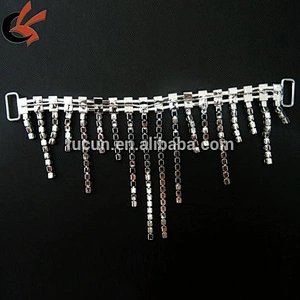 Swag Droop Rhinestone Bikini Side Pieces Connectors for bikini Competition suit