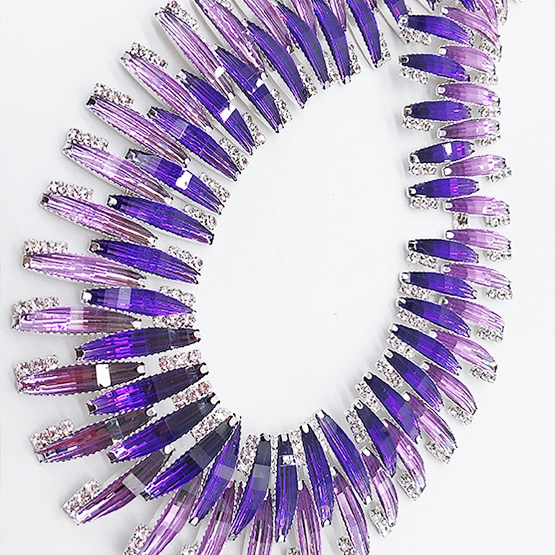Hot Sale Fashion Rhinestone Trimming for  Bridal Dress Decoration