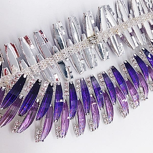 Hot Sale Fashion Rhinestone Trimming for  Bridal Dress Decoration