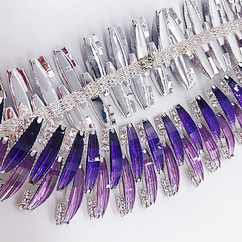Hot Sale Fashion Rhinestone Trimming for  Bridal Dress Decoration