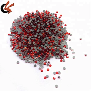 SS6  (1.9-2.0mm) Korean Quality Siam Hot Fix Rhinestone for Garment 1000gross/bag