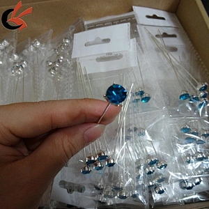 8MM,10MM Rhinestone Wedding Reception Party Bouquet Cake Pins 100 Piece Floral Picks