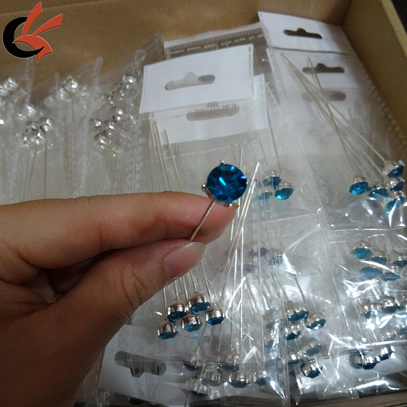 8MM,10MM Rhinestone Wedding Reception Party Bouquet Cake Pins 100 Piece Floral Picks