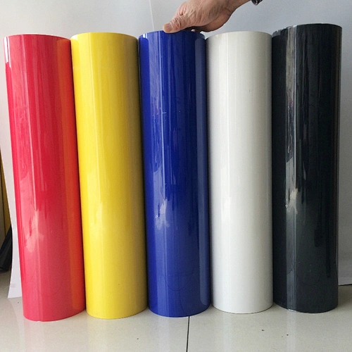 25 Meters x 50cm Roll Size PU Heat Transfer Film Colored Garment Heat Transfer T-shirt Vinyl