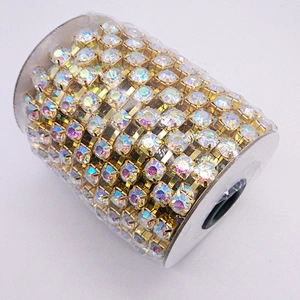 DIY sewing accessories craft acrylic cup claw brass chain