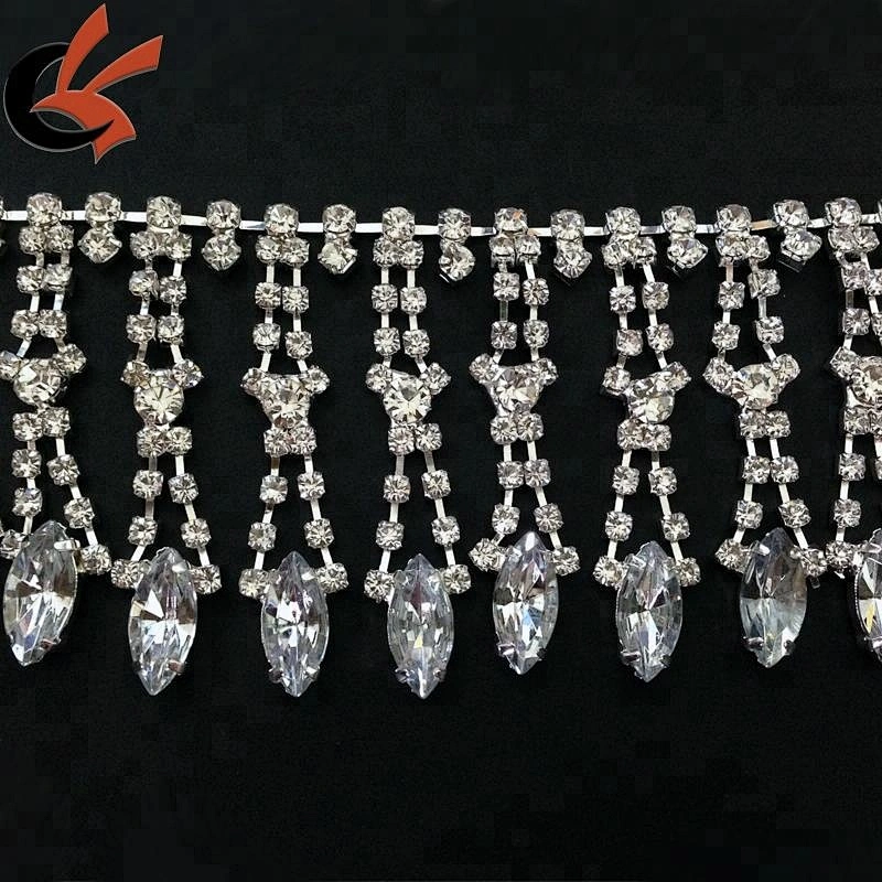 Blingbling crystal rhinestone beaded trims