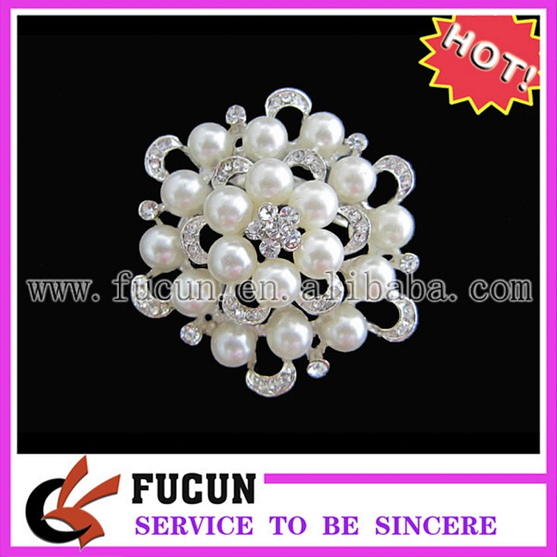 rhinestone pearl brooch for wedding,bridal pearl brooch