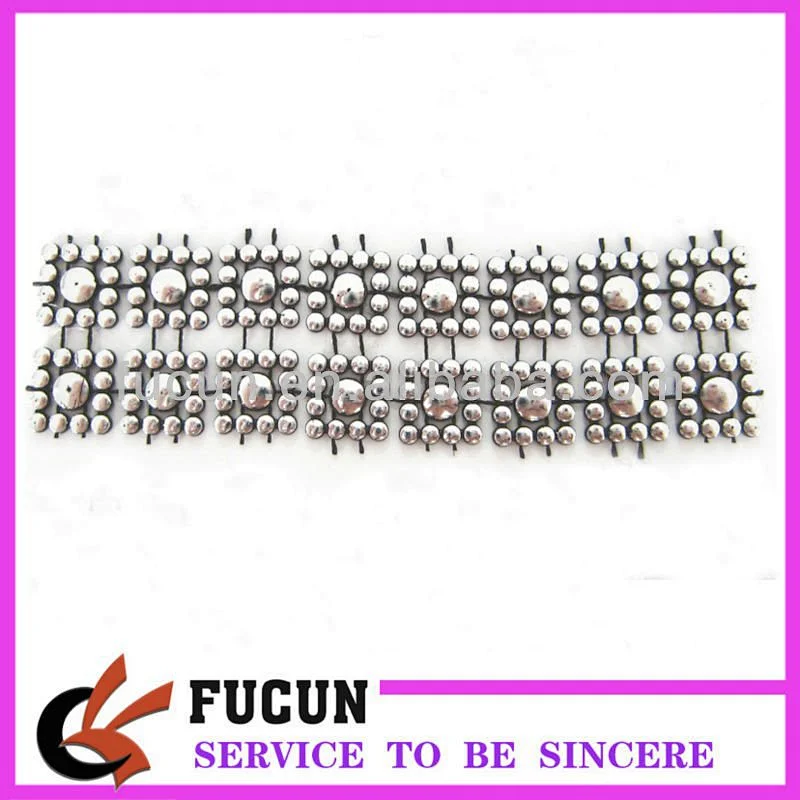 Garment plastic braiding with shinning beads/plastic garment accessories