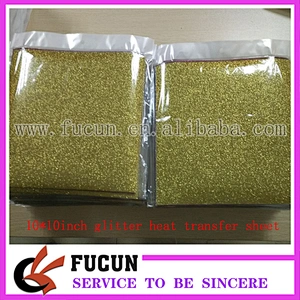 Popular Korea Quality Glitter Heat Transfer Vinyl Sheet for T shirt DIY decoration 10