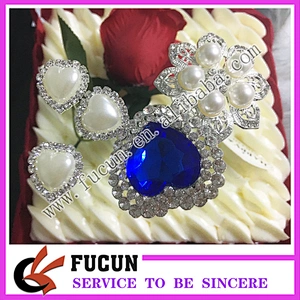 wedding and party decoration sapphire gem wedding cake topper for party city