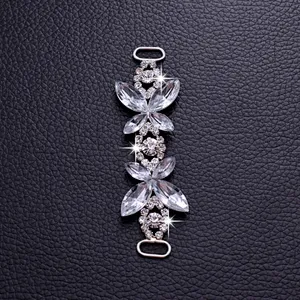Wholesale High Quality sparkly fashion style clear rhinestone bikini chain connector