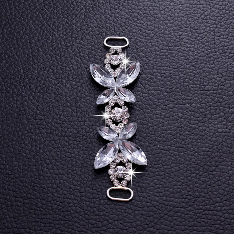 Wholesale High Quality sparkly fashion style clear rhinestone bikini chain connector