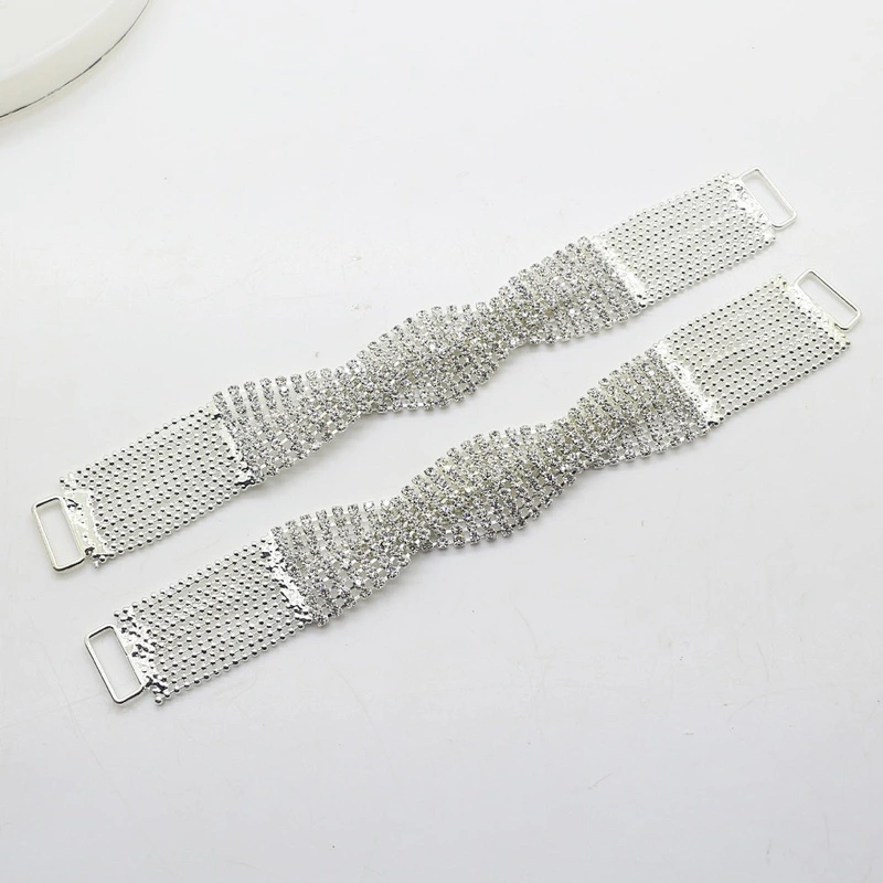 New style diamante crystal rhinestone bikini connector for swimwear