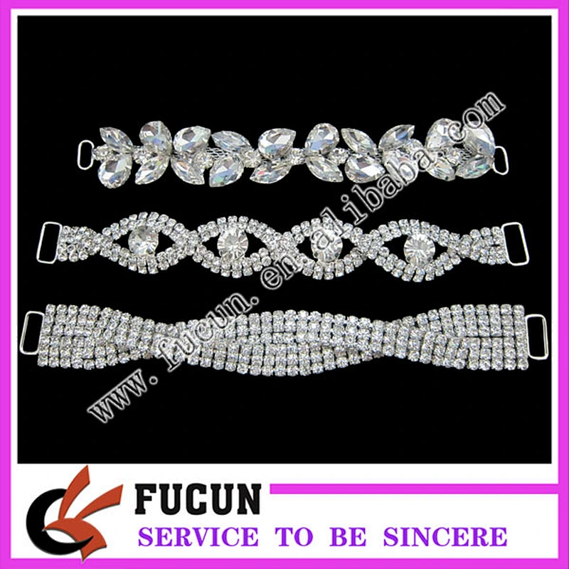 AB color diamond rhinestone headband connectors