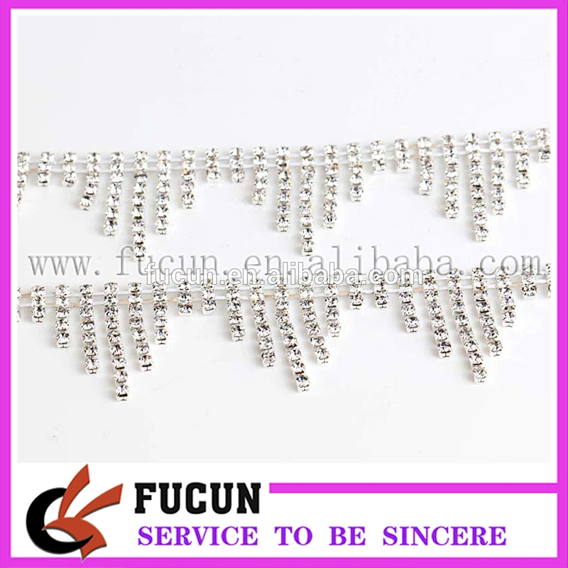 Dress Clothes Sewing Decoration Rhinestone Trim Chain