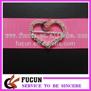 Fashion small rhinestone heart shaped buckles