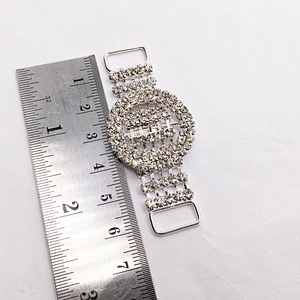 Wholesale Rhinestone Crystal Clear Bra Buckle Swimwear Clasp Bikini Connector