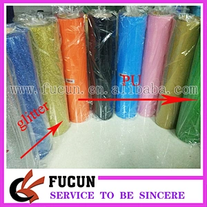wholesale Computer Cut glitter Heat Press vinyl sheet for DIY T-shirt ,hat,bag decorative 12