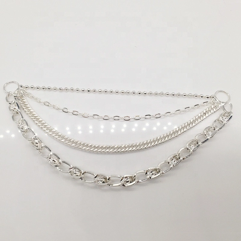 NEW Fashion Style Droop Silver Metal Jewelry Stainless Alloy Rhinestone Bikini Connector