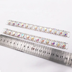 High Quality Swimwear Strap Rhinestone Distant Crystal AB Bikini Connector