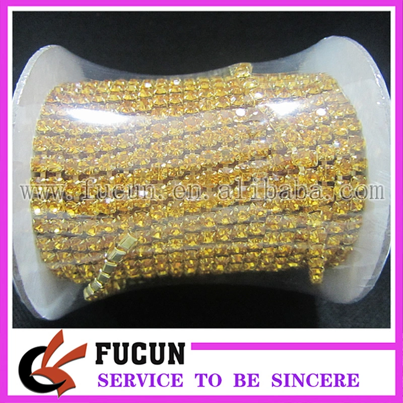 Alibaba wholesale ss6,ss10 ss12,ss16,ss18,ss 28 SS38 one close crystal rhinestone cup chain