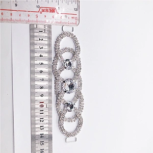 fashion high quality metal rhinestone bikini connector