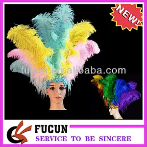 Top Quality Wedding Table Decorative Centerpiece Kit Bleached White Ostrich Feather