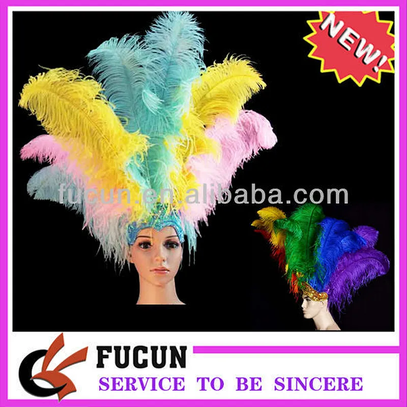Top Quality Wedding Table Decorative Centerpiece Kit Bleached White Ostrich Feather