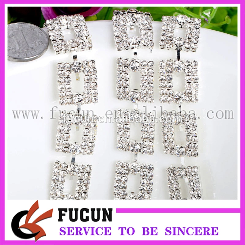 Stunning Beaded Crystal Rhinestone Diamante Trim Ribbon Bridal Wedding Chain