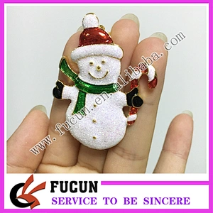 Lovely christmas sales Supplier colorful silver rhinestone Christmas trees brooch for Christmas decoration