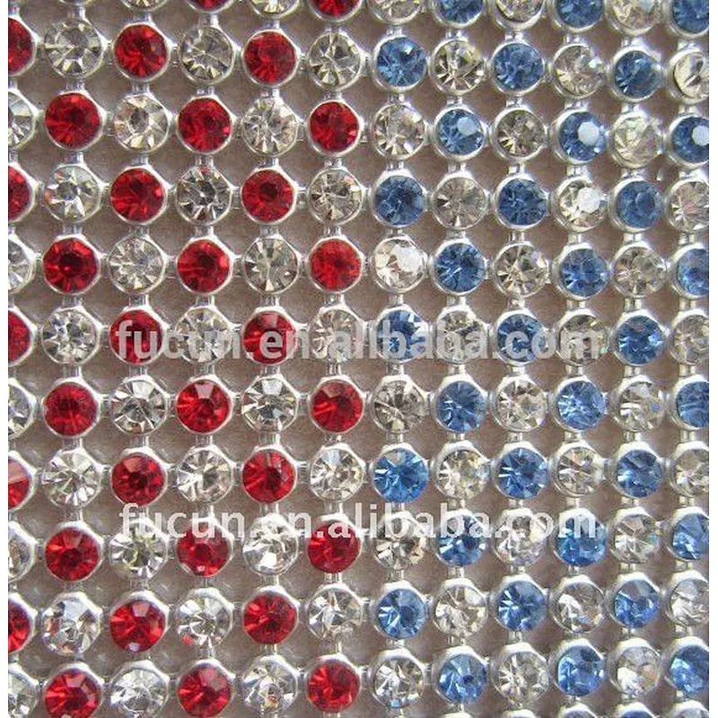 Colorful mesh/ Diamond mesh trimming