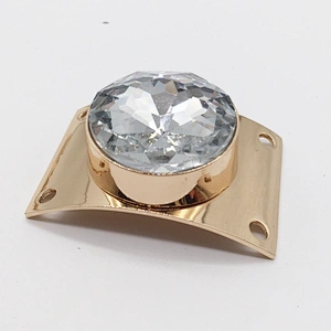 New jewelry crystal shoes accessories decorative metal buckle ornament for women shoe