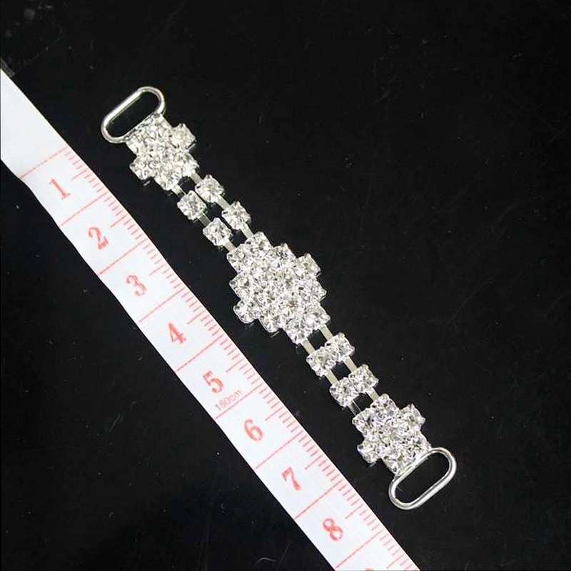 wholesale on Alibaba 2018 new unique design crystal rhinestone bikini connector for swimwear