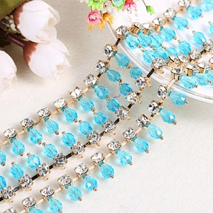 Fashion Sexy Crystal Chain Rhinestone Bra Body Jewelry Long Rhinestones Strass Chain