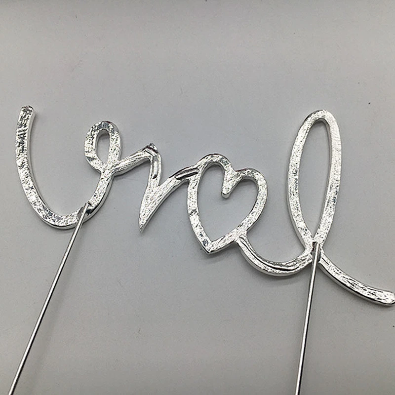 Cake Accessory   Diamante Crystal Rhinestone love Item Cake Topper