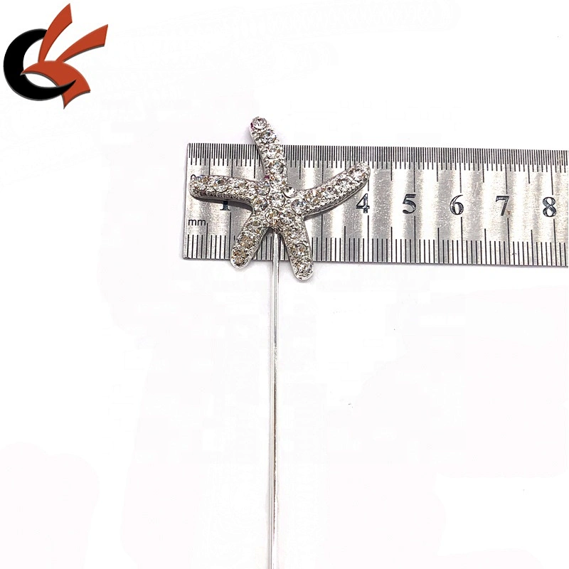 Party Birthday Decoration Silver Star crystal cake topper