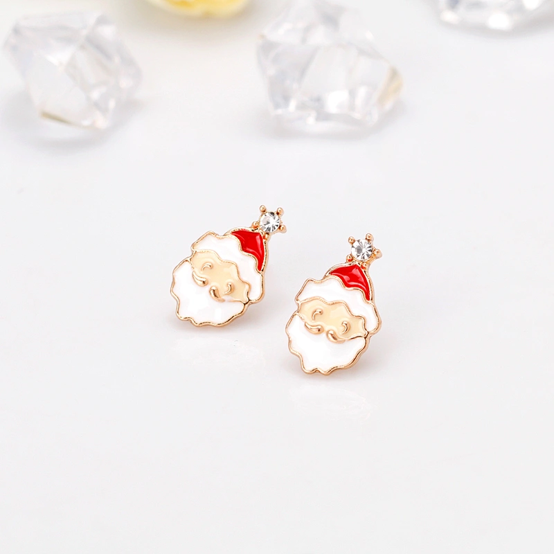 2018 Christmas Earrings Santa Earring Christmas Stud Earring