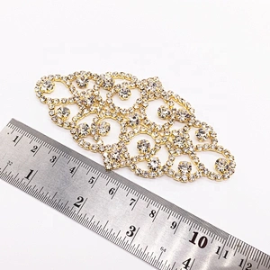 Wedding Supplies Wholesale Decorative Crystal Rhinestone Bridal Bulk Ribbon Wrap Applique