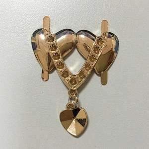 New design bikini shape antique shoe buckles women shoe upper ornament
